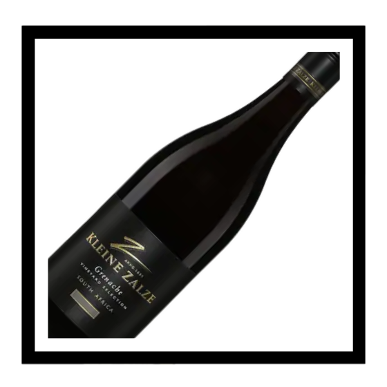 SAQ Grenache ‘Vineyard Selection’ 2023, Klein Zalze, Western Cape Afrique du Sud