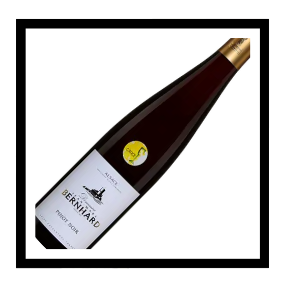 SAQ Alsace aoc Pinot Noir 2022, Jean-Marc Bernhard